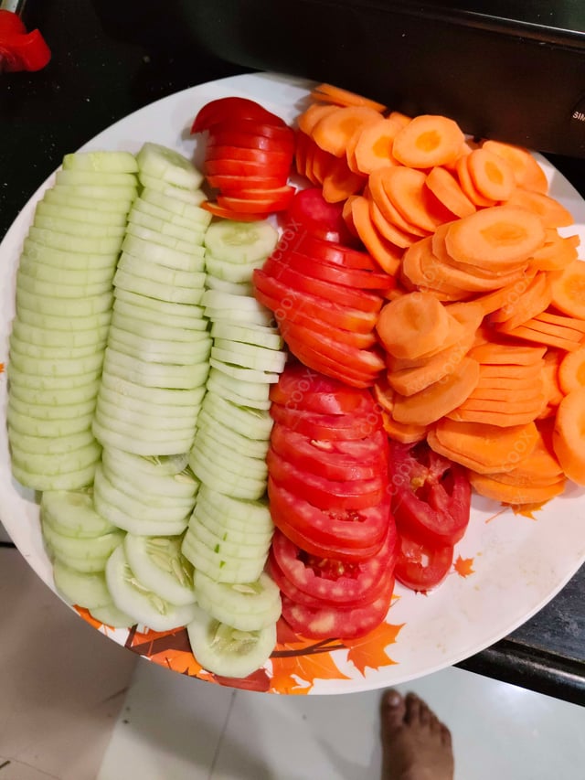 Delicious Salad, Papad prepared by COOX