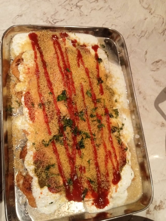 Delicious Aloo Tikki Chaat prepared by COOX