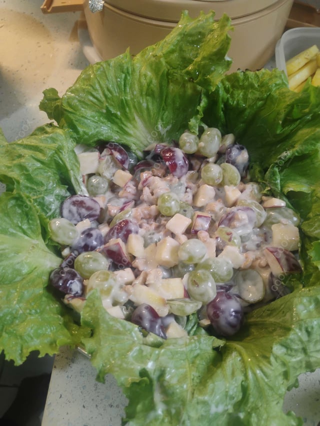 Tasty Waldorf Salad cooked by COOX chefs cooks during occasions parties events at home