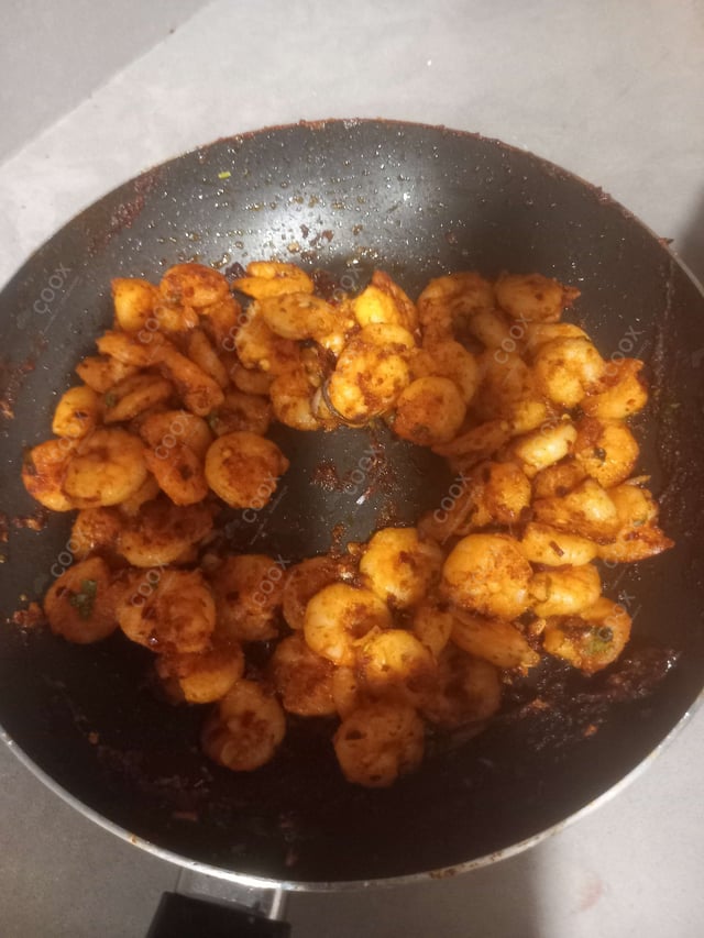 Delicious Butter Garlic Prawns prepared by COOX