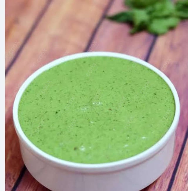 Delicious Green Chutney prepared by COOX