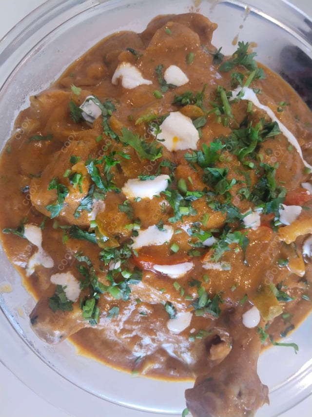 Delicious Kadhai Chicken prepared by COOX