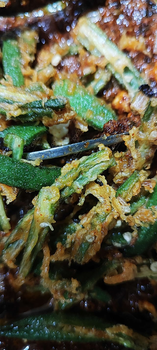 Delicious Kurkuri Bhindi prepared by COOX