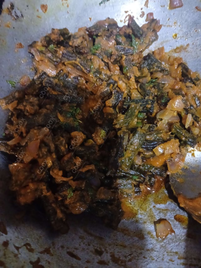 Delicious Bhindi do Pyaza prepared by COOX