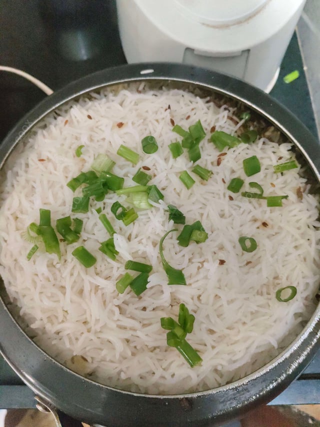 Delicious Veg Fried Rice prepared by COOX