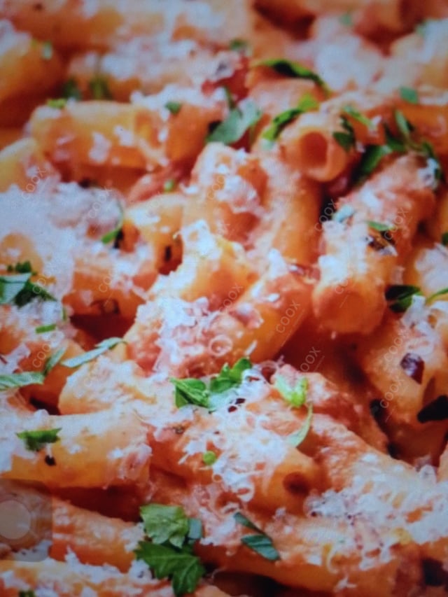 Delicious Pasta in Pink Sauce prepared by COOX