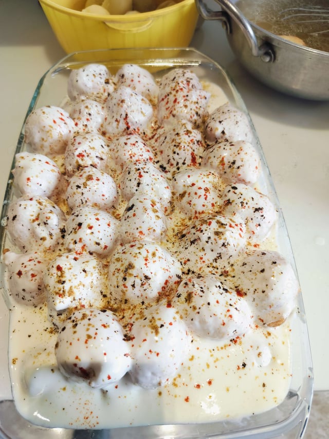 Tasty Dahi Vada cooked by COOX chefs cooks during occasions parties events at home