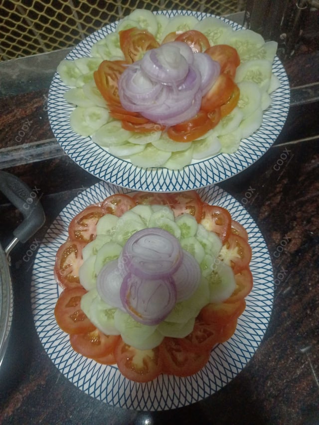 Delicious Salad, Papad prepared by COOX