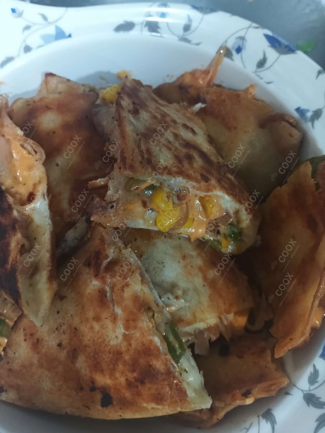 Delicious Veg Quesadillas prepared by COOX