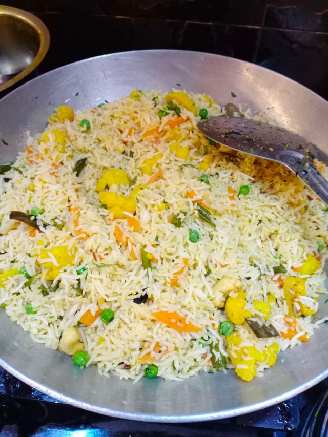 Delicious Veg Pulao prepared by COOX