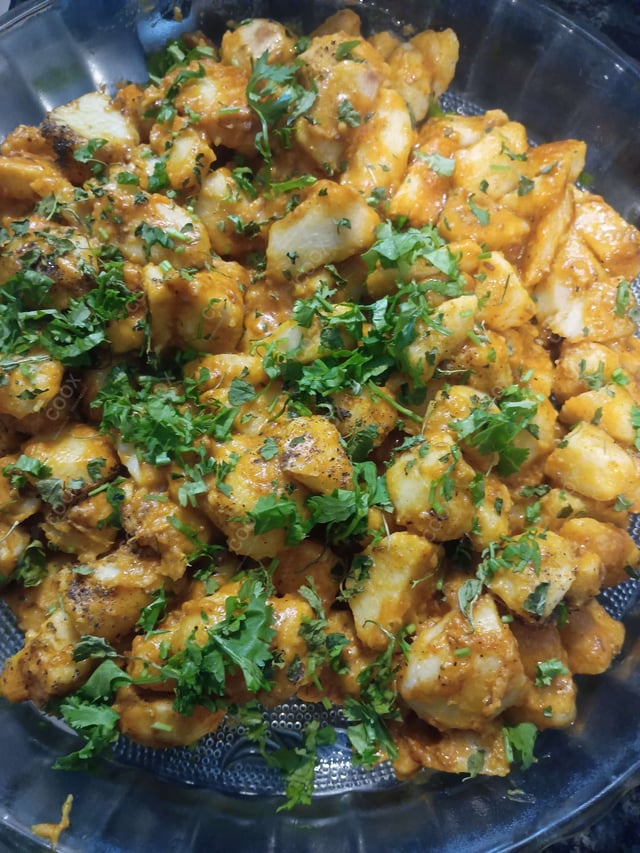 Tasty Arbi (Dry) cooked by COOX chefs cooks during occasions parties events at home