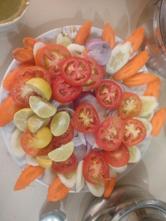 Delicious Salad, Papad prepared by COOX