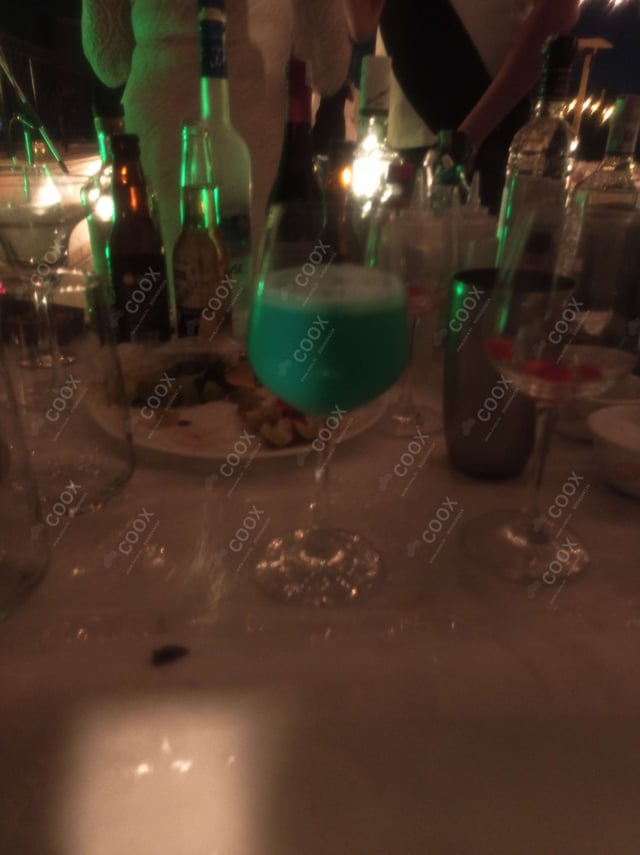 Tasty Blue Lagoon cooked by COOX chefs cooks during occasions parties events at home