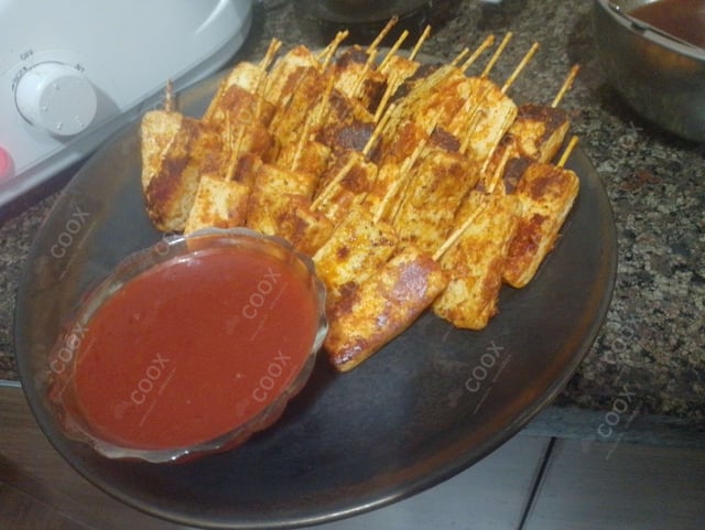 Delicious Thai Paneer Satay prepared by COOX