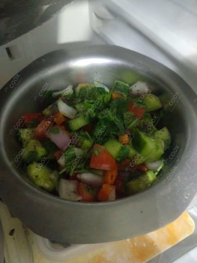 Delicious Salad, Papad prepared by COOX