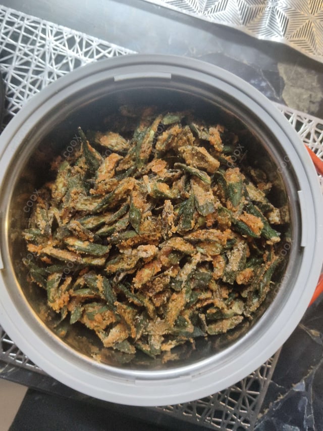 Delicious Kurkuri Bhindi prepared by COOX