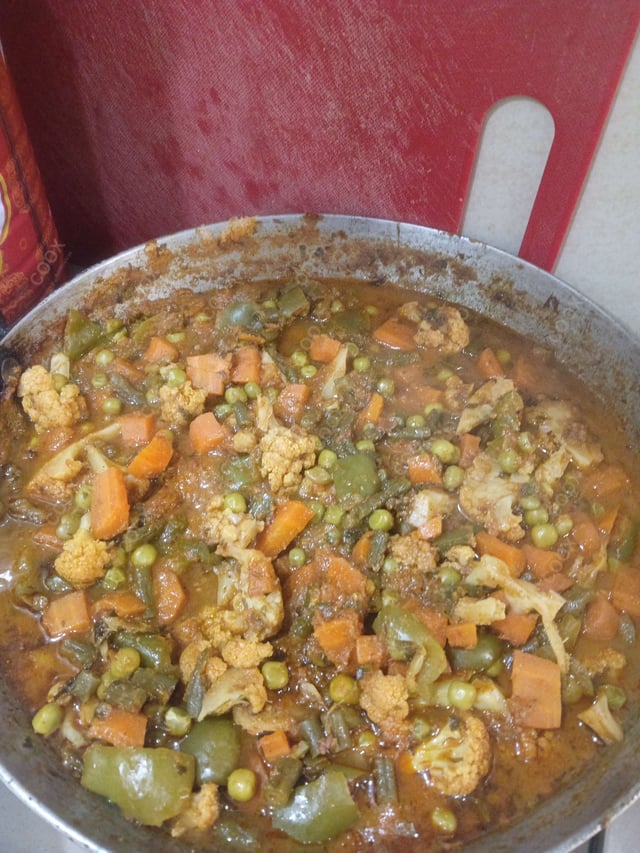 Delicious Mix Veg prepared by COOX