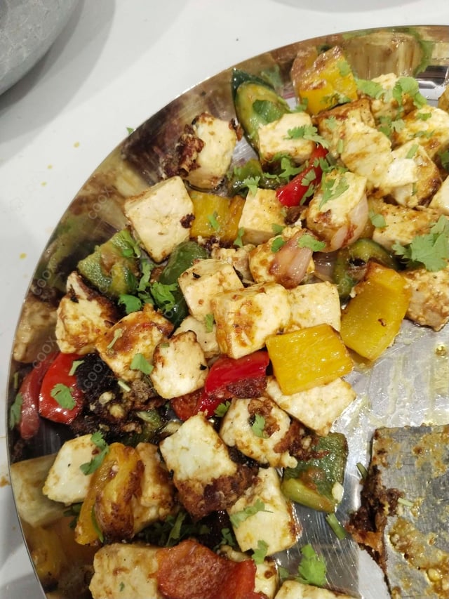 Delicious Paneer Shashlik prepared by COOX