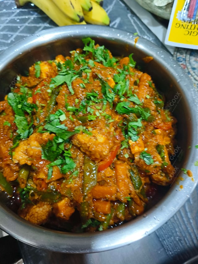 Delicious Veg Jalfrezi prepared by COOX