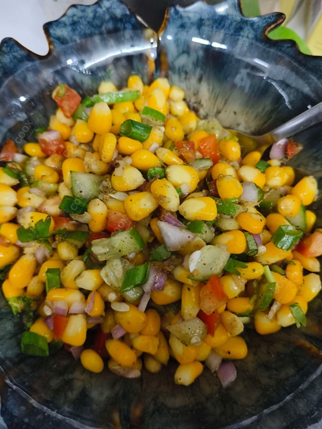 Delicious Corn Chaat prepared by COOX