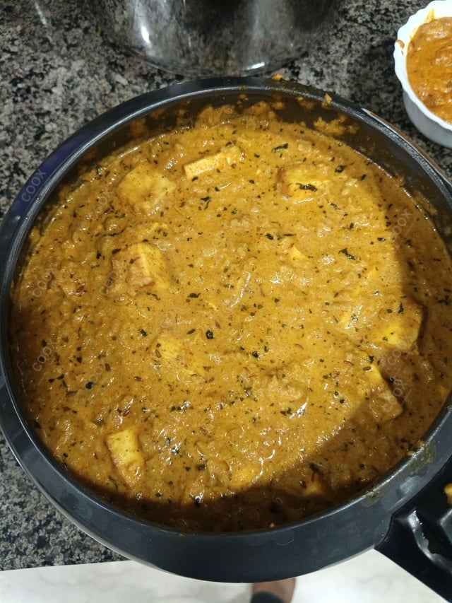 Delicious Paneer Lababdar prepared by COOX