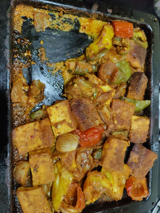 Delicious Paneer Shashlik prepared by COOX