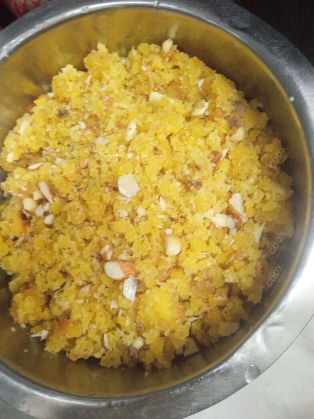 Delicious Moong Dal Halwa prepared by COOX