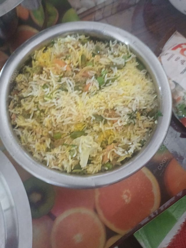 Delicious Veg Biryani prepared by COOX