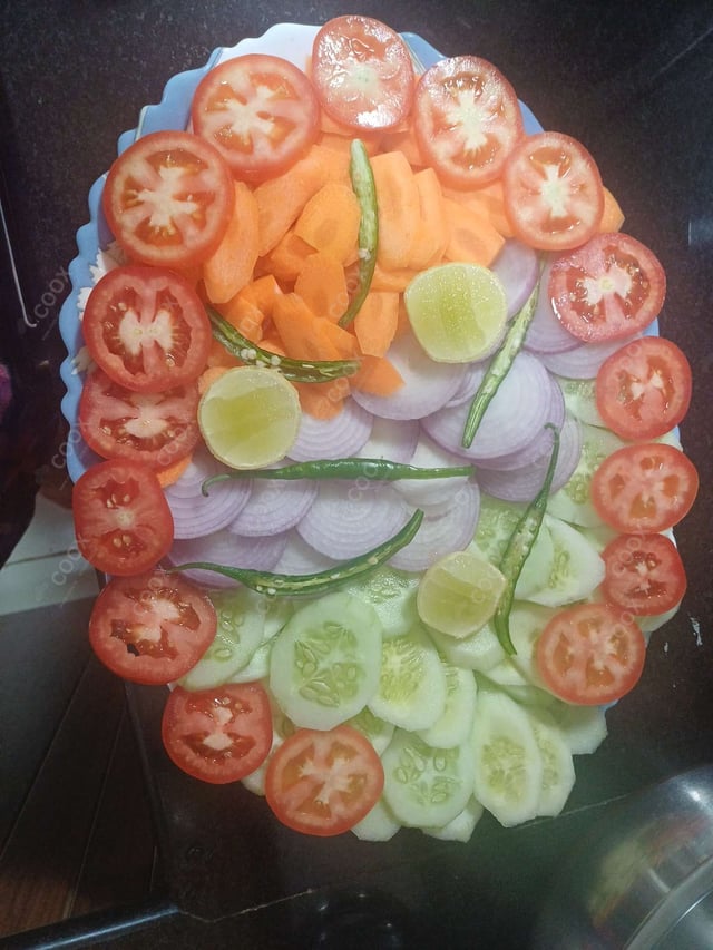 Delicious Salad, Papad prepared by COOX