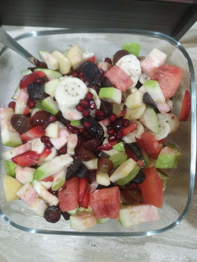 Tasty Fruit Chaat cooked by COOX chefs cooks during occasions parties events at home