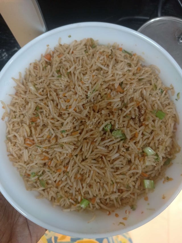Delicious Veg Fried Rice prepared by COOX