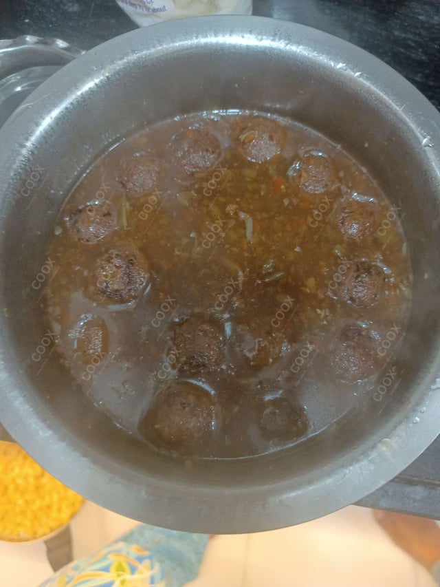 Delicious Veg Manchurian (Gravy) prepared by COOX