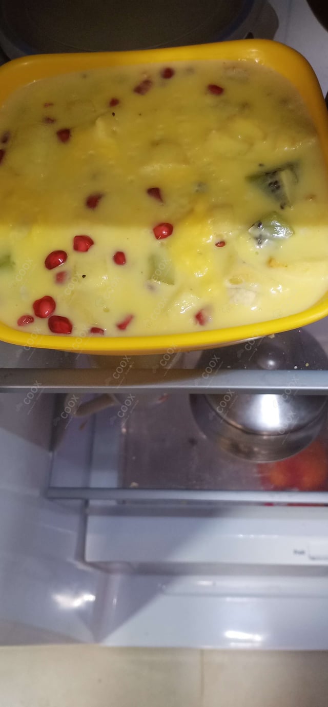 Tasty Fruit Custard cooked by COOX chefs cooks during occasions parties events at home