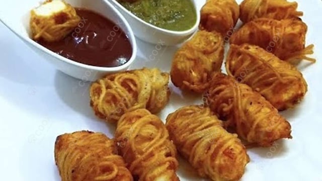 Delicious Threaded Paneer  prepared by COOX