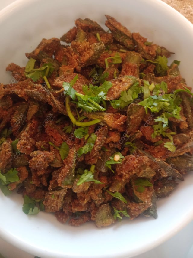 Delicious Kurkuri Bhindi prepared by COOX