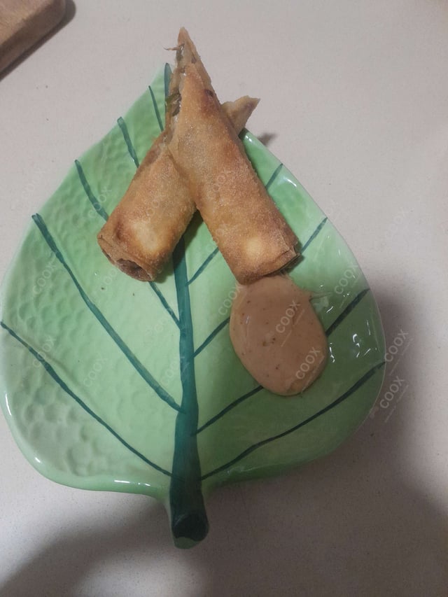 Delicious Veg Spring Rolls prepared by COOX