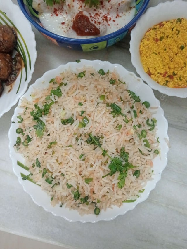 Delicious Veg Fried Rice prepared by COOX