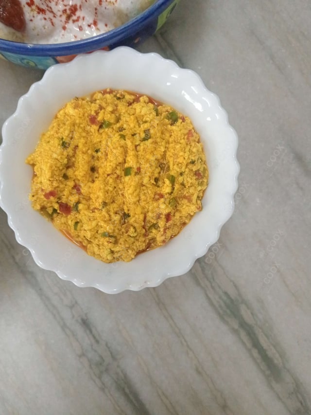 Tasty Paneer Bhurji cooked by COOX chefs cooks during occasions parties events at home