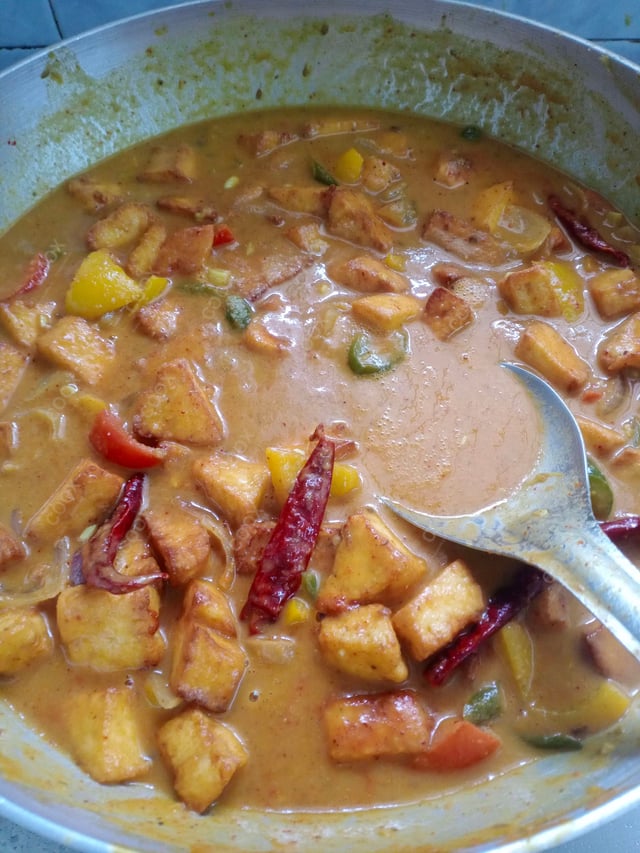 Delicious Kadhai Paneer prepared by COOX