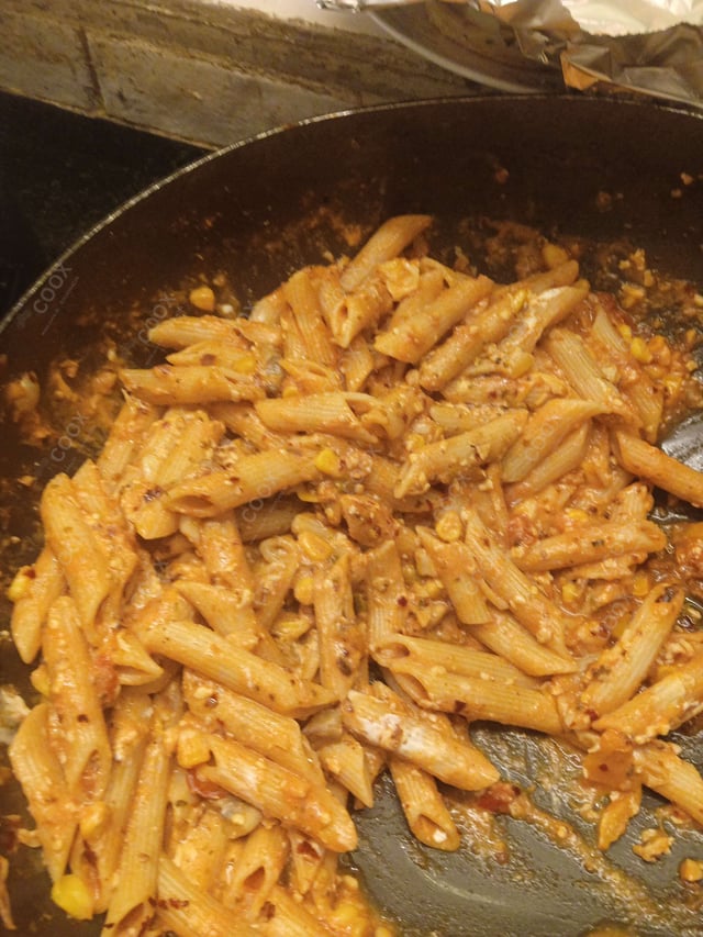 Delicious Pasta in Pink Sauce prepared by COOX