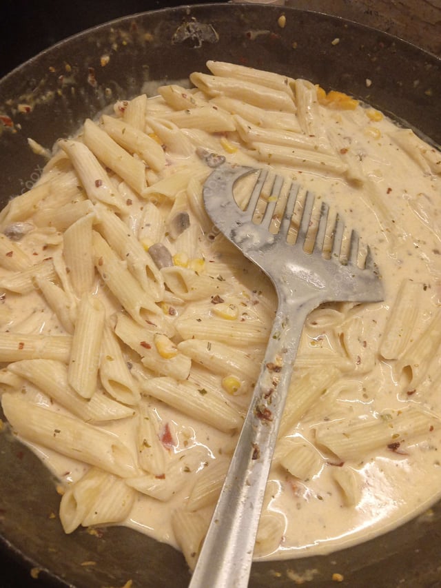 Delicious Pasta in White Sauce prepared by COOX