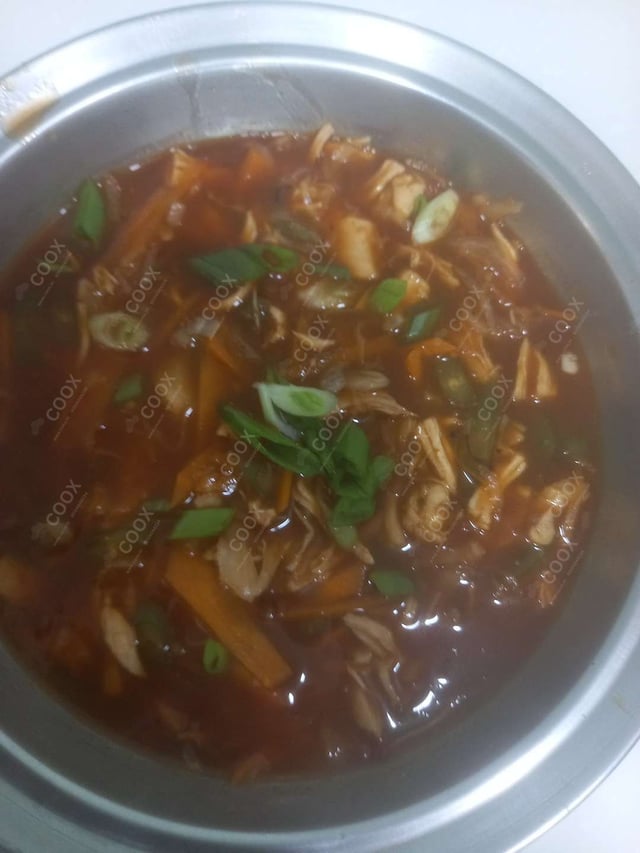 Tasty Chicken Hot & Sour Soup cooked by COOX chefs cooks during occasions parties events at home