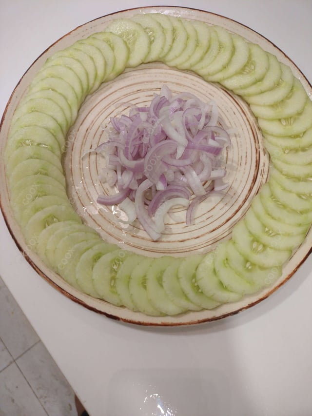 Delicious Salad, Papad prepared by COOX