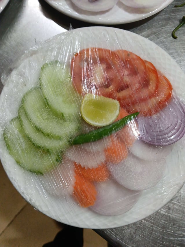 Delicious Salad, Papad prepared by COOX