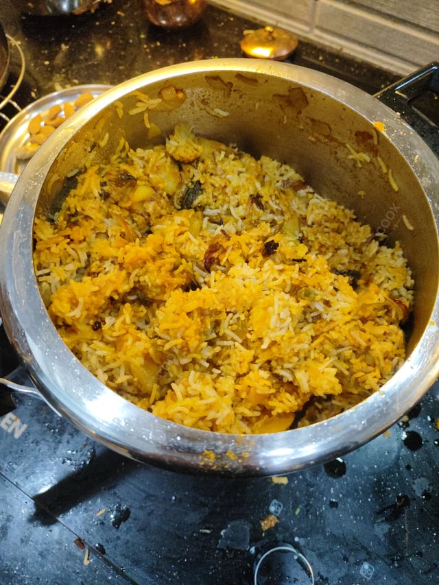 Delicious Veg Biryani prepared by COOX