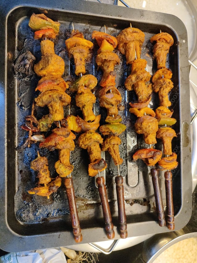 Delicious Mushroom Tikka prepared by COOX