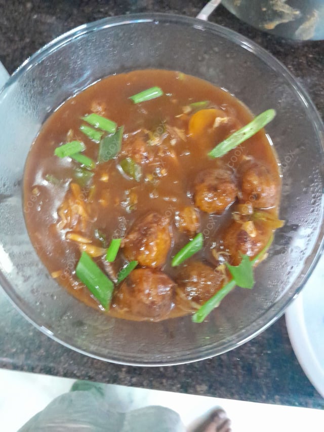 Delicious Veg Manchurian (Dry) prepared by COOX