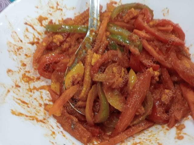 Delicious Veg Jalfrezi prepared by COOX
