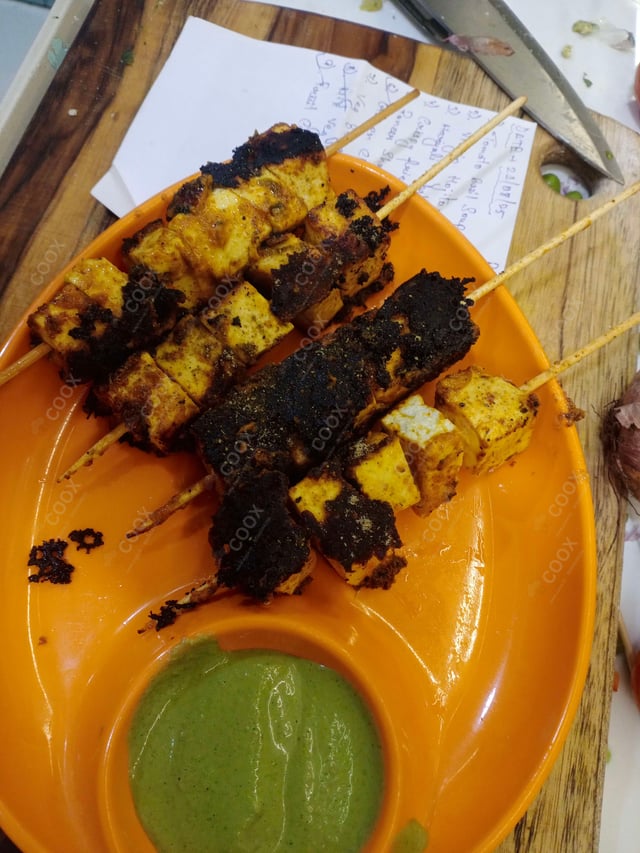 Delicious Paneer Shashlik prepared by COOX