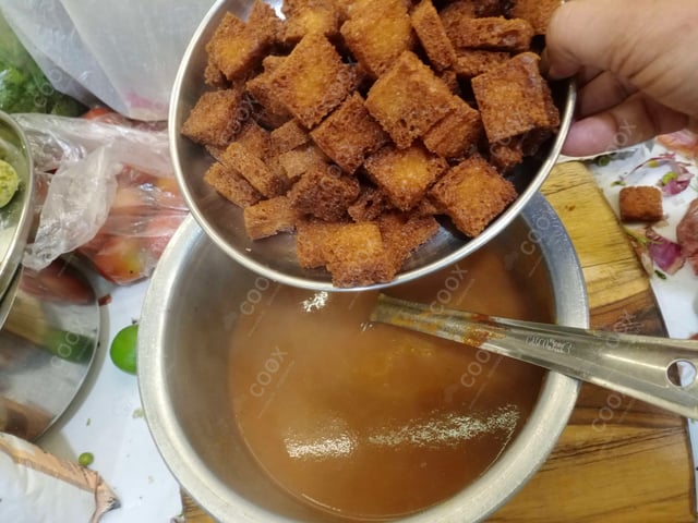 Delicious Tomato Basil Soup prepared by COOX